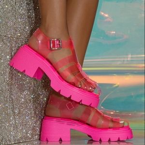 Women Cut Out Detail Gladiator Sandals